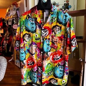 Disney Pixar Monsters Inc Colorful Shirt